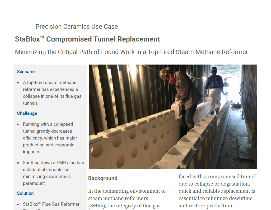 StaBloxTM Compromised Tunnel Replacement